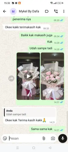 Testimonial Buket Bunga jagakarsa