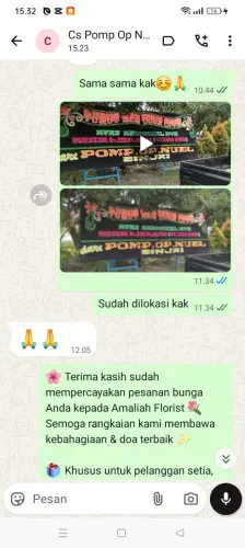 Testimonial Papan Bunga jagakarsa
